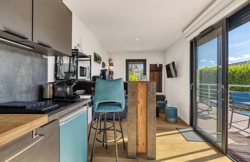 Aix-les-Bains Apartment | Tiny House in the hills above Aix Les Bains, 20 minutes from skiing and 10 minutes from the lake!