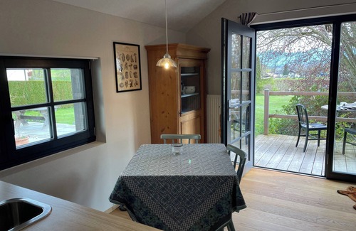 Breitbrunn a. Chiemsee Apartment | Tinyhouse with terrace and garden view, 25sqm