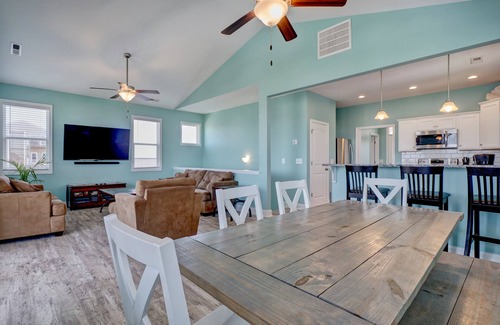 Surf City House | Tip-Sea Turtle- Ocean & Sound views- Golf cart