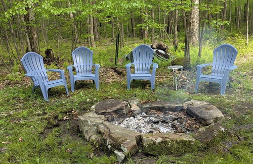 Gray House | Top of the Mountain Deck Grill Fire Pit- Dog friendly with NEW A/C!