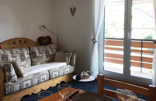Mont-de-Lans Apartment | TRACK FOOT, 4/5 PERS, BALCONY, STUNNING VIEW