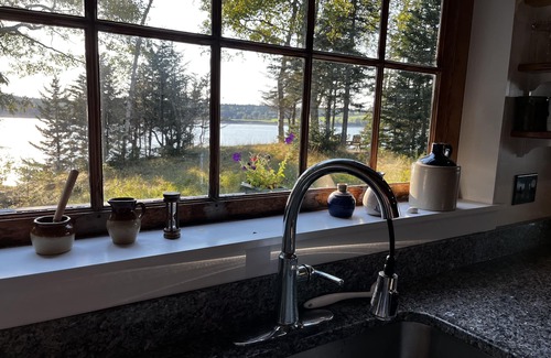 Mount Desert House | Tranquil oceanfront property with semi-private beach on the quiet side of MDI.