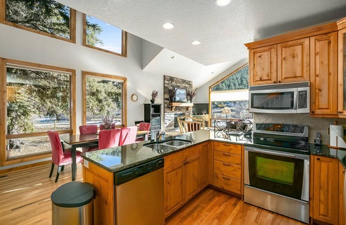 Estes Park House | Tranquility on the River Three – Mtn Lodge on Big Thompson River – 20-NCD0365