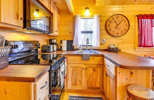 Traphill Cabin | Traphill Cabin Retreat w/ Scenic View & Fire Pit!