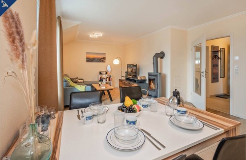 Ueckeritz Apartment | Traumhaftes Apartment Sylva, Strandnah mit Balkon