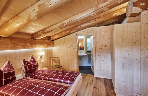 Oetz Cabin | Tree trunk house with very large living and leisure area on approx. 240m2 living space!