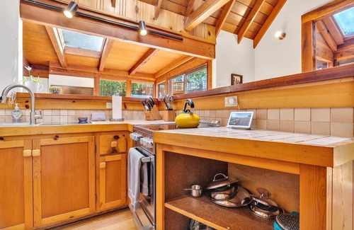 Guerneville House | TreeFort~Bright and Fun Forest Cabin! Smarthome! EV Charger!HtTb,Decks,Pup
