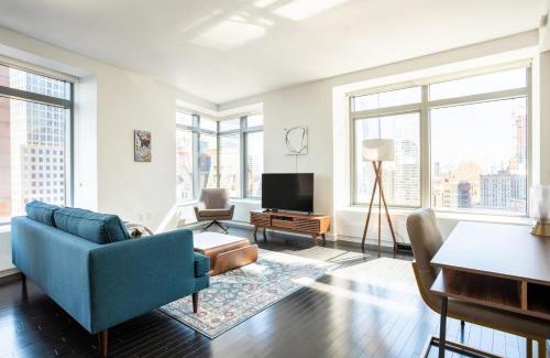 Financial District Apartment | Tribeca 1br w roof deck nr world trade center NYC-1356