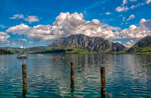 Weissenbach am Attersee Cottage | Triple room 2 - Attersee-Hotel zur Nixe Smart