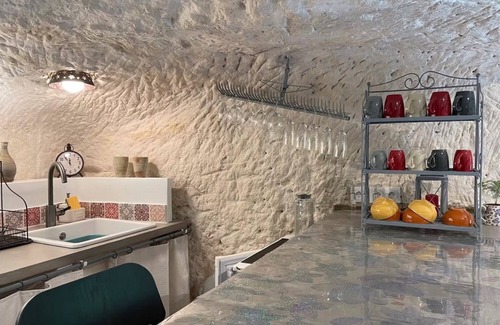 Villaines-les-Rochers House | Troglodyte House Carved in Stone
