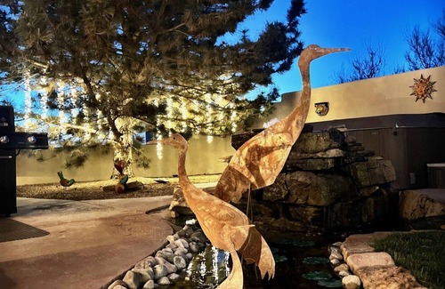 Rio Rancho House | Truly STUNNING~ Minutes to ABQ!VIEWS/Fireplace/Fire-Pit/Outdoor Mecca-Hot Tub!