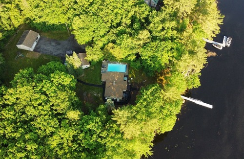 South Casco House | Turtle Cove Sebago Lake Private Waterfront & Pool