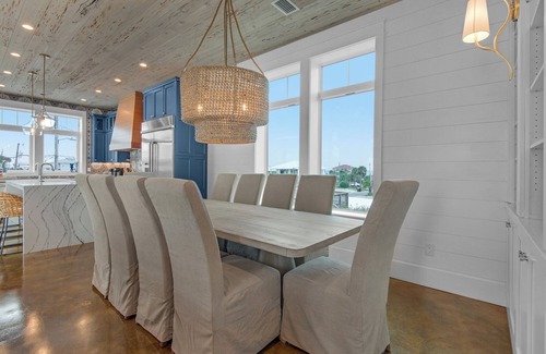 Villa Primera House | Tuscan Sun 🌞 Gulf View Retreat w/Pool, Elevator + Game Room | Event-Friendly