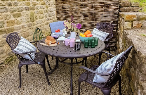 Hawnby Cottage | Two bedroom cottage packed with character with stone floors and wood burner.