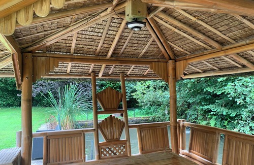 Planfoy House | Two bedrooms with private bathroom.