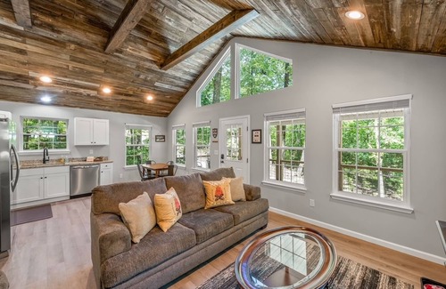 Fort Payne Cabin | Two Cabins on 92 acres beside DeSoto State Park | Fast Wi-Fi | Dog Friendly