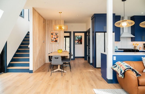 Fennville Cabin | Two Matching Luxury A-Frame Cabins with Two Private Pools. Sleeps 20, Wooded Lot
