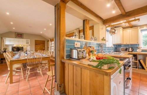 Pembridge House | Two properties next door to each other with a games room, hot tub and bicycles