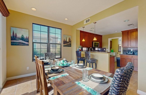 La Quinta House | Two story home w/patio, grill, mountain views & community saltwater pool