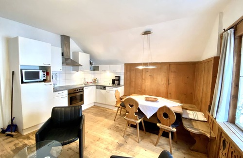 Telfes im Stubai Apartment | Tyrolean apartment for up to 5 people with SWIMMING POOL, garden, pets allowed