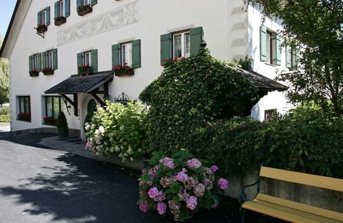 Telfes im Stubai Apartment | Tyrolean apartment for up to 5 people with SWIMMING POOL, garden, pets allowed