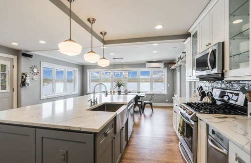 Lake Geneva House | Ultimate Beach House, 2 Private Beaches, Cabana, Private Pier, Sleeps 17!