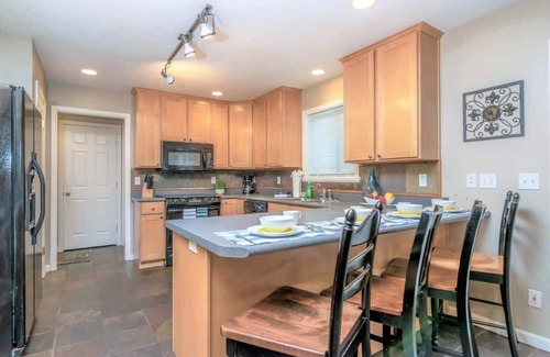 Midvale House | Union Spruces in Salt Lake with Hot Tub and Foosball