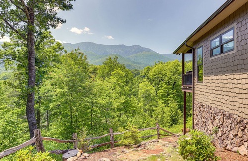 Burnsville House | Unique Burnsville Home w/Mountain Views + Deck!