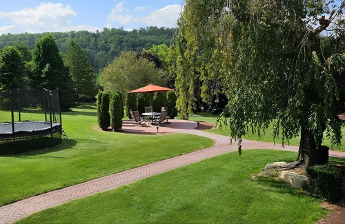 Stroudsburg House | Unique house with new hot tub, private heated swimming pool, 6 BR/6BA