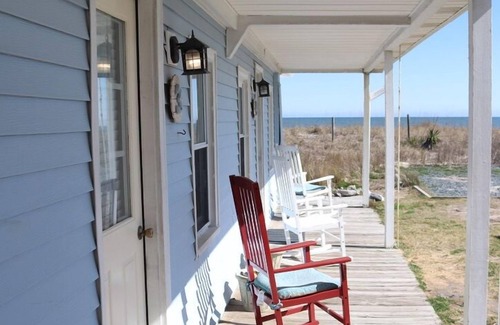 Kure Beach Apartment | UNIT #2 Crystal Shores Cozy Ocean Front Cottage
