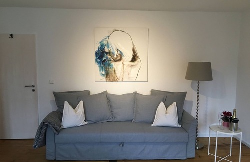 Ohningen Apartment | "Unterm Blauregen" - 1-Raum-Ferienwohnung im alten Ortskern