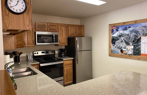 Mountain House Condo | Updated 2 bed/2 bath - Walking Distance to Lift!