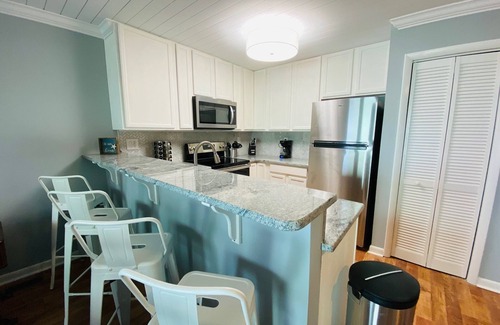 North Carolina Coast Condo | Updated Condo, Steps from the Beach, Dog Friendly