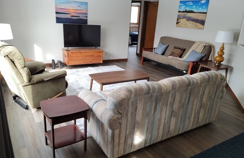 Bruce Crossing House | Updated. Direct access to snowmobile/ORV trail. Short walk to store, bars/cafe'