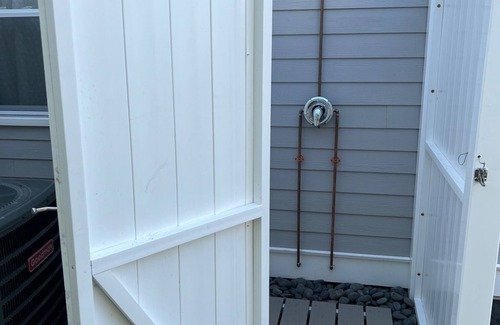 Hyannis House | Updated home with Ocean views, beach, central air, firepit & outdoor shower!