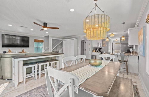 Surfside Beach House | UPDATED in 2024. 150 Yards from the beach, private pool & golf cart.