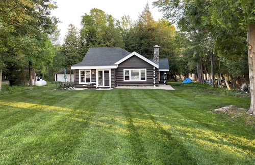 Petoskey Cabin | Updated Log Cabin on Pickerel Lake