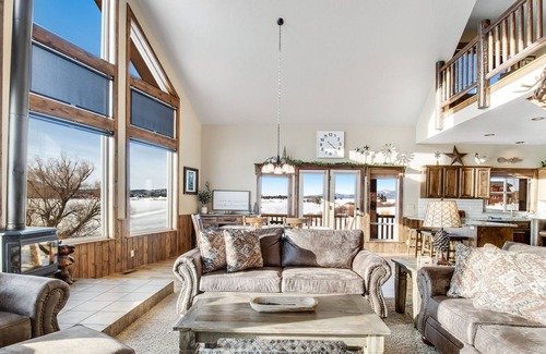 Brookdale Meadows House | Updated, mountain-view retreat with private hot tub, game room, deck & firepit