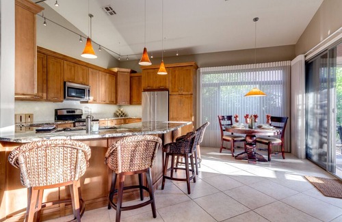 Red Mountain Ranch House | Upscale home with private heated pool and amazing patio