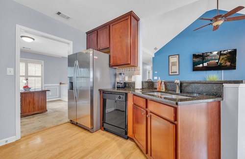 Buford House | Upstairs Unit w/Balcony + Pool and tennis