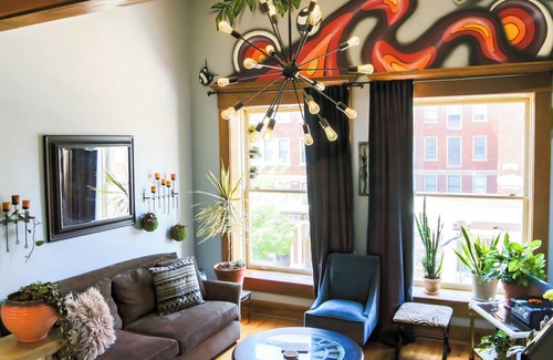 Lockerbie Square Apartment | Urban Jungle on Massachusetts Ave