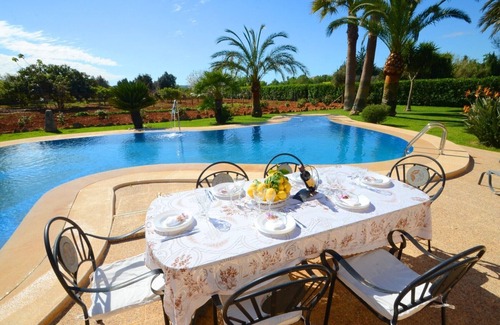 Inca Villa | V. Can Rovey, pool and gardens in Inca