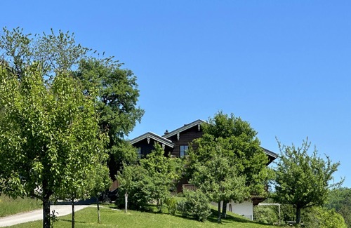 Aschau im Chiemgau Apartment | Vacation apartment Göttersberg 38 sqm, separate bedroom, living room with open kitchen and west-facing balcony