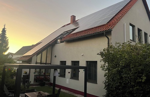 Priester Apartment | Vacation apartment Alte Volksbank Nauendorf - Stay in a former bank.