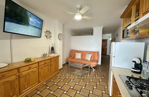 Tacoronte Apartment | Vacation Apartment 'Casita Acogedora Frente Al Mar' with Sea View, Private Terrace and Wi-Fi