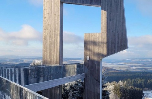 Hattgenstein Apartment | Vacation apartment Traumpanorama in the HerberHaus Hunsrück - apartment/apartment, bath, WC,