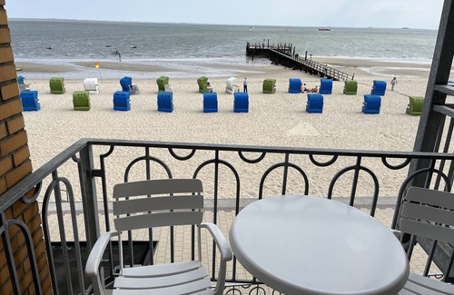 Wyk auf Foehr Apartment | Vacation apartment Lolland with 2 balconies and sea view in the Nordland Apartments