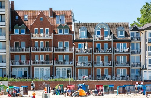 Wyk auf Foehr Apartment | Vacation apartment Lolland with 2 balconies and sea view in the Nordland Apartments