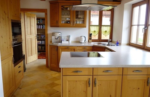 Samerberg Apartment | Vacation apartment with separate bedroom, sofa bed in the living room, wood-burning stove