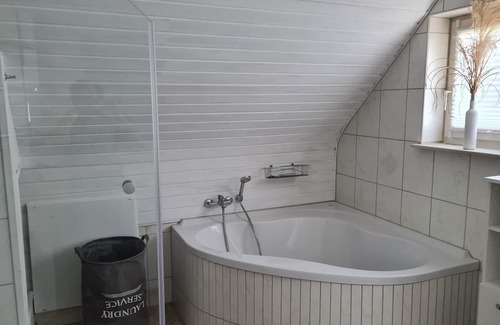 Almdorf House | Vacation between Sankt Peter Ording and Sylt Sauna, garden and pets